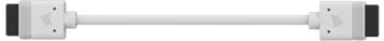 Corsair iCUE LINK-Kabel 2x 100 mm mit geraden Anschlüssen weiß (CL-9011129-WW)