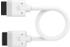 Corsair iCUE LINK-Kabel, 2x 200 mm mit geraden Anschlüssen weiß (CL-9011128-WW)