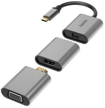 Hama 6in1 USB-C/Mini-DisplayPort/HDMI/VGA-Adapter 200306