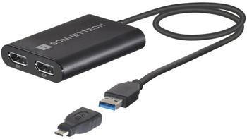 Sonnet USB-C > Dual DisplayPort Adapter USB3-DDP4K
