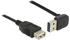 DeLock USB 2.0 A Verlängerung gewinkelt 0,5m (85185)