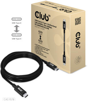 Club3D USB4 Gen3x2 2m (CAC-1578)