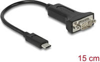 Delock Usb 2.0 Adapter [1x Usb-c&reg; Stecker - 1x Rs232-stecker] 63908 0.15 M