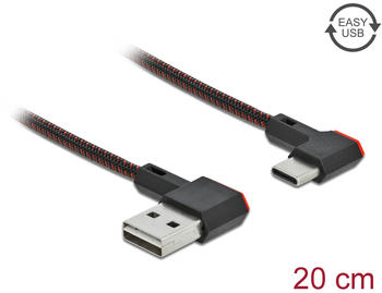 DeLock USB 2.0 A-C 0,2m (85279)