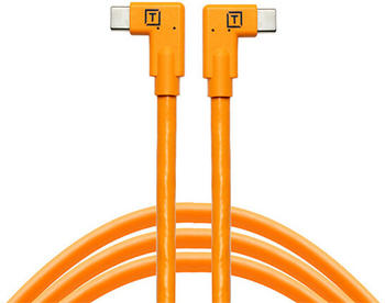 Tether Tools TetherPro USB-C to USB-C Dual Right Angle 4,6m orange