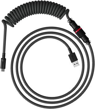 HyperX USB-C Spiralkabel grau/schwarz