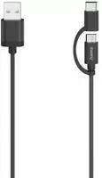 HAMA 200616, Hama 200616 2in1 Micro-USB-K, 480 Mbit/s, 0,75m