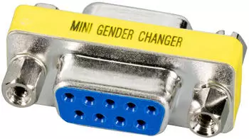 EFB Elektronik Mini Gender Changer DSub 9.pol Buchse-Buchse (EB411)