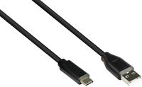 Alcasa GC-M0118 USB Kabel USB 2.0 2 m USB A USB C 0,48 Gbit/s Schwarz