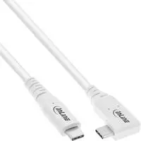 INLINE - USB4 Kabel - USB-C - einseitig gewinkelt - PD 240W - 8K60Hz - TPE -...