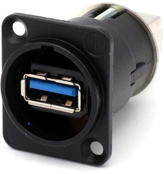 Neutrik Reversible USB 3.0 Durchgangsadapter NAUSB3-B