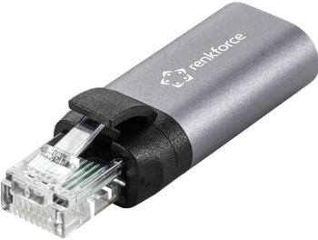 Renkforce RJ45 > USB-C-Adapter RF-4883626