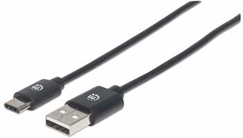 Manhattan USB 2.0 Cable Type-A Male to Type-C Male (354936)