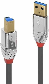Lindy USB 3.0/3.1/3.2 Typ A zu B Kabel, 2m, Cromo Line, 5Gbps (36662)