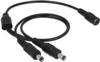 DeLOCK 83286 Stromkabel Schwarz 0,5 m