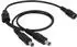 DeLock DC Stromverteiler 5,5 x 2,1 mm Buchse zu 2 x Stecker 50 cm (83286)