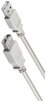 EFB-Elektronik USB 2.0 Verlängerungskabel A-A St-Bu grau 3m Classic (K5248.3V2)