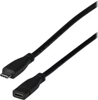 EFB-Elektronik USB 3.2 Gen2 10Gbit Verlängerungskabel Typ-C Stecker - Typ-C Buchse 1m (EBUSBC-USBC10GE.1)