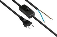 Alcasa P0386-S015 Stromkabel Schwarz 1,5 m Netzstecker Typ C