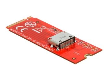 DeLock Interface Adapter M.2 Key M zu OCuLink SFF-8612 PCIe 4.0 x4 Konverter (64106)