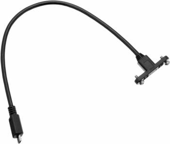 DeLock USB 2.0 Kabel Micro-B Buchse zum Einbau > Micro-B Stecker 25 cm Schwarz (85245)