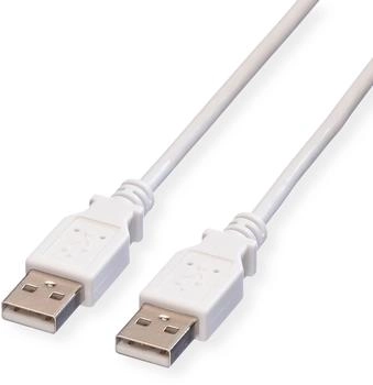 Value USB 2.0 Kabel, Typ A-A, weiß, 3 m (11.99.8931)