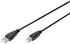 Digitus USB Anschlusskabel Typ A-B M/M 1.0m Schwarz USB 2.0 (AK-300102-010-S)