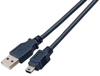 EFB-Elektronik USB 2.0 Kabel A-Mini B 5-polig schwarz Classic (K5250SW.0,5V2)