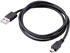 Akyga USB-Kabel USB-A Stecker / USB-Mini-B Stecker Schwarz (AK-USB-22)