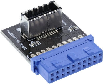 InLine USB 3.0 zu USB 3.1 Frontpanel Key-A Adapter intern (33446B)