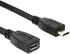 DeLock USB 2.0 Verlängerungskabel Micro-USB Stecker > Micro-USB Buchse schwarz 0,5m (83567)