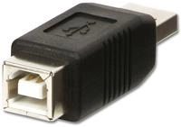 LINDY USB 2.0 Adapter [1x USB 2.0 Stecker A - 1x USB 2.0 Buchse B]