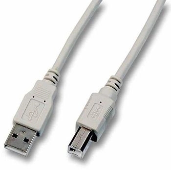 EFB-Elektronik USB2.0 HighSpeed-Kabel Typ A zu Typ B Stecker grau 3m (K5255.3)
