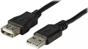 EFB-Elektronik USB2.0 Verlängerungskabel A-A St-Bu 5,0m schwarz (K5248SW.5V2)