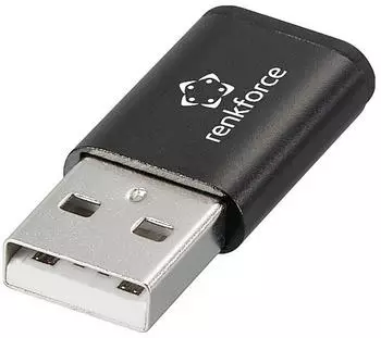 Renkforce USB Datenblocker Adapter [1x USB-A Stecker - 1x USB-C® Buchse] (RF-6615904)