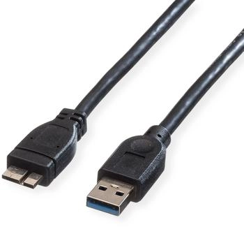 Roline USB 3.2 Gen1 A-microB 0,15m (11.02.8876)