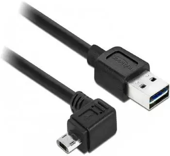 DeLock USB 2.0 A - MicroB gewinkelt 3m (83854)