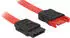 DeLock SATA-Verlängerungskabel 6 Gb/s 50 cm rot (83954)