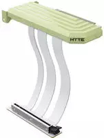 HYTE PCIe 5.0 Hyper Riser (gr&uuml;n/wei&szlig;, 20cm) (ACC-HYTE-PCIE50-MM)