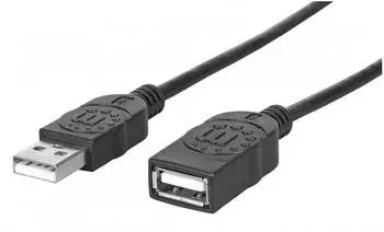 Manhattan USB 2.0 Verl&auml;ngerungskabel 1m 308519
