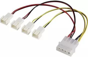 Akasa PC-L&uuml;fter Y-Kabel 0,15m AK-CB001