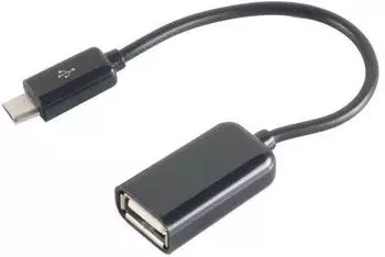S-Conn USB 2.0 A - MicroB 0,1m (33904)