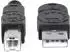 Manhattan USB 2.0 Kabel USB-A Stecker auf USB-B Stecker 5m Schwarz (337779)