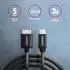 Axagon USB 3.2 Gen1 MicroB - C 1m (BUMM3-CM10AB)
