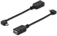 Digitus AK-300313-002-S, Digitus USB 2.0 Adapter [1x USB 2.0 Stecker Micro-B -...