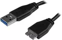 Startech USB3AUB15CMS, StarTech.com Slim SuperSpeed USB3.0 A to Micro B Cable -