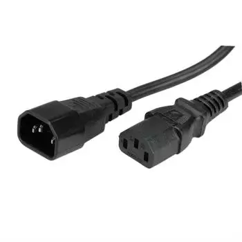 Bachmann Kaltger&auml;te-Kabel C13-C14 H05VV-F 3G1,0mm&sup2; 2,5m schwarz (356.130)