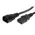 Bachmann Kaltgeräte-Kabel C13-C14 H05VV-F 3G1,0mm² 2,5m schwarz (356.130)