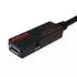 Roline USB 3.2 Gen 1 Aktives Repeater Kabel, schwarz, 20m (12.04.1072)