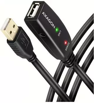 Axagon ADR-215 aktives USB 2.0 Verl&auml;ngerungskabel USB-A 15m (ADR-215)